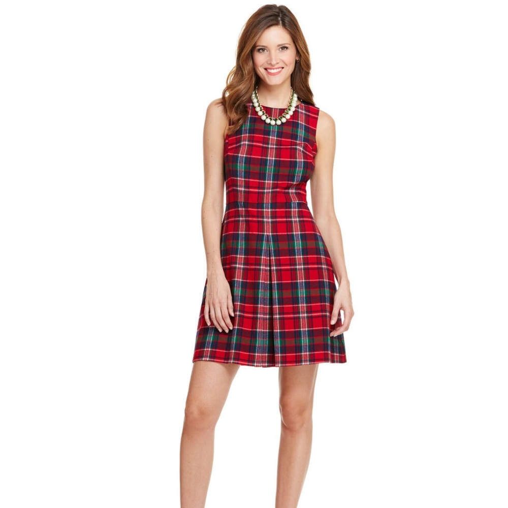 NWT Vineyard Vines Christmas Tartan Dress